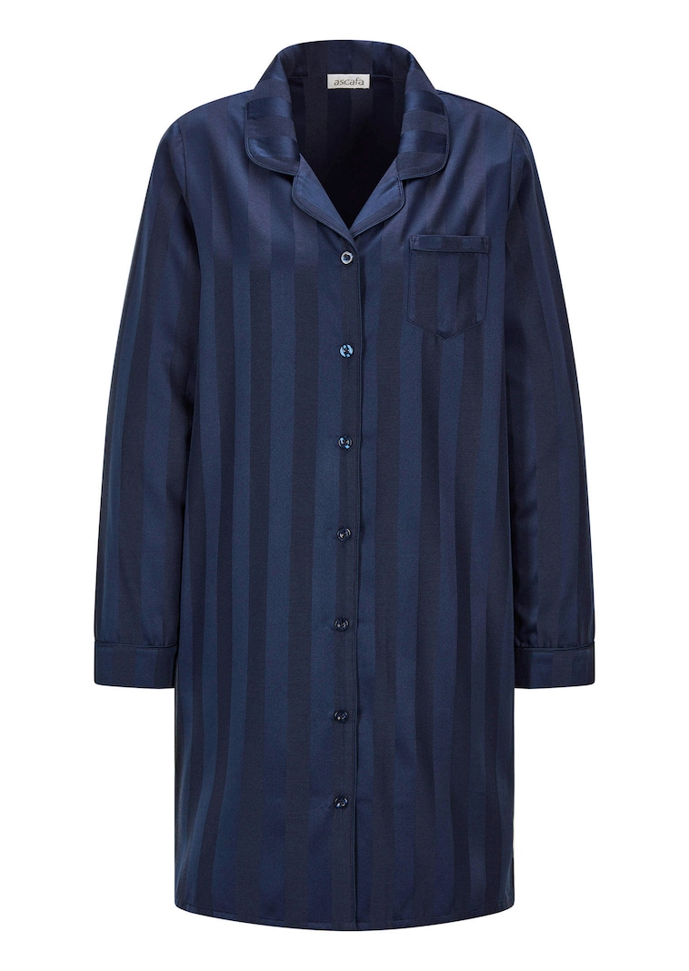 Satijnen nachhemd met strepen