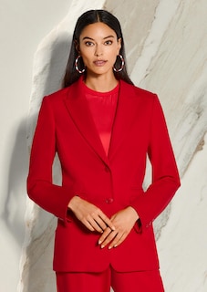 Blazer mit Reverskragen in leicht verlängerter Form thumbnail 7