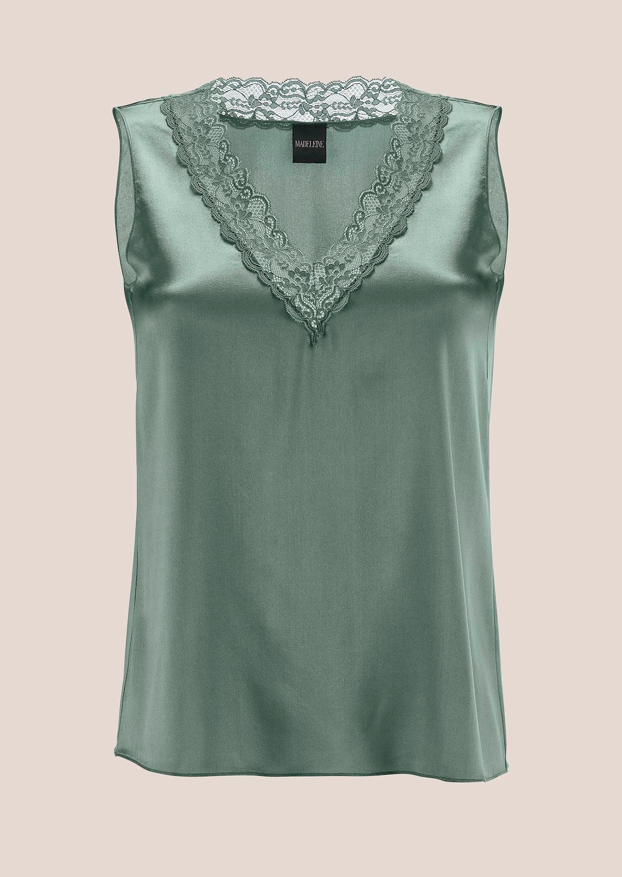 Top. Stretch de soie