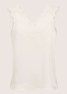 Satin-Top mit Spitze thumbnail 6