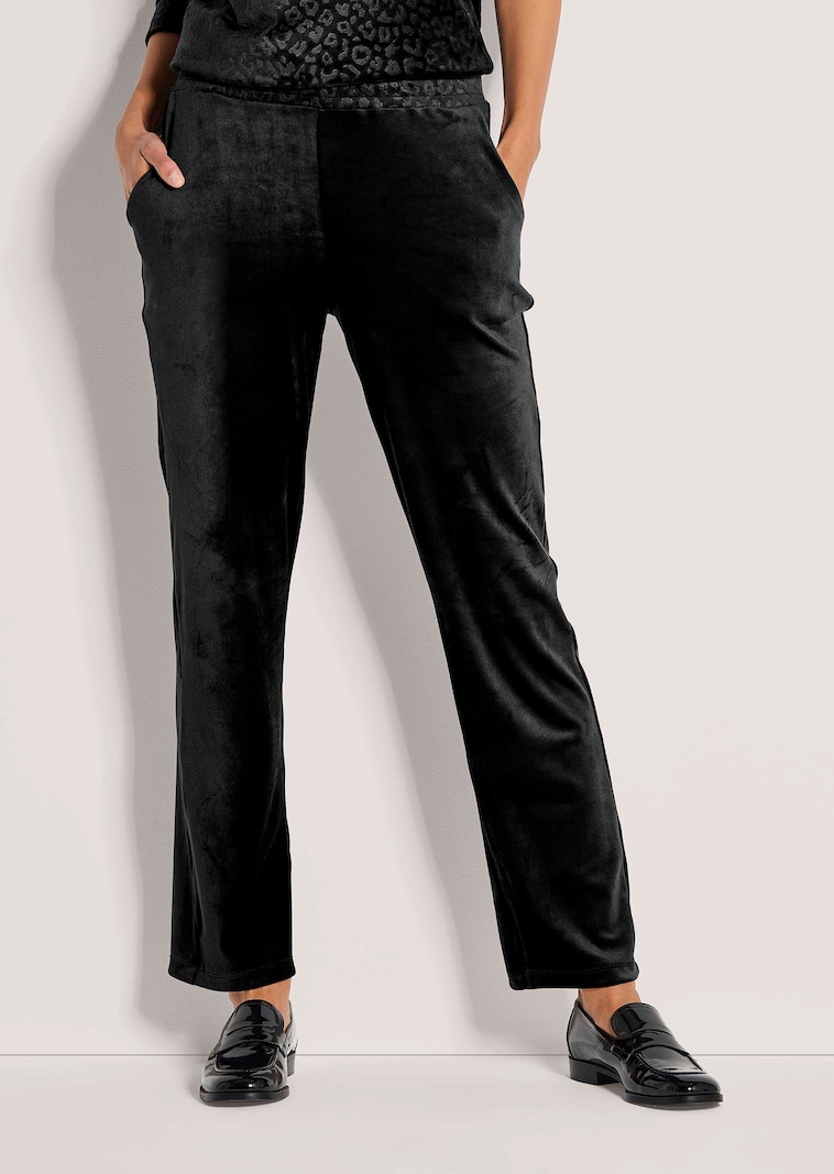 Schlupfhose in flauschiger Nicki-Qualität