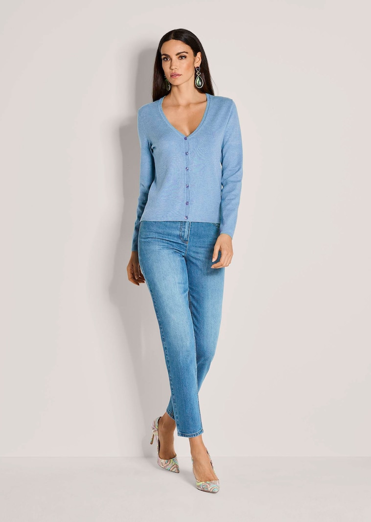 Feinstrick-Cardigan mit Modal