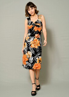 Strandkleid mit Blumendruck thumbnail 1