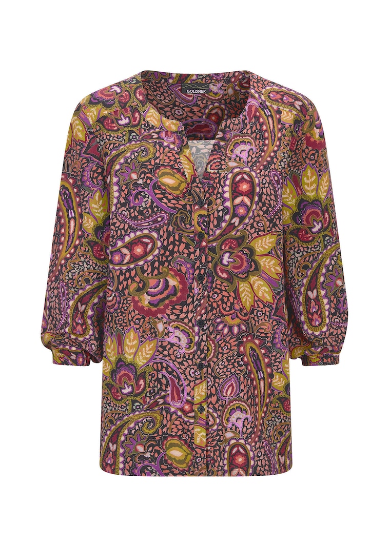 Bluse aus reiner Viskose