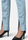 Satin trousers with front hem slits thumbnail 5