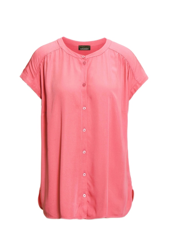 Lichte blouse van zijdeachtig glanzend materiaal 5