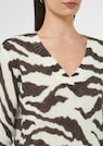 Zebra-Pullover mit flauschigem Alpaka thumbnail 5