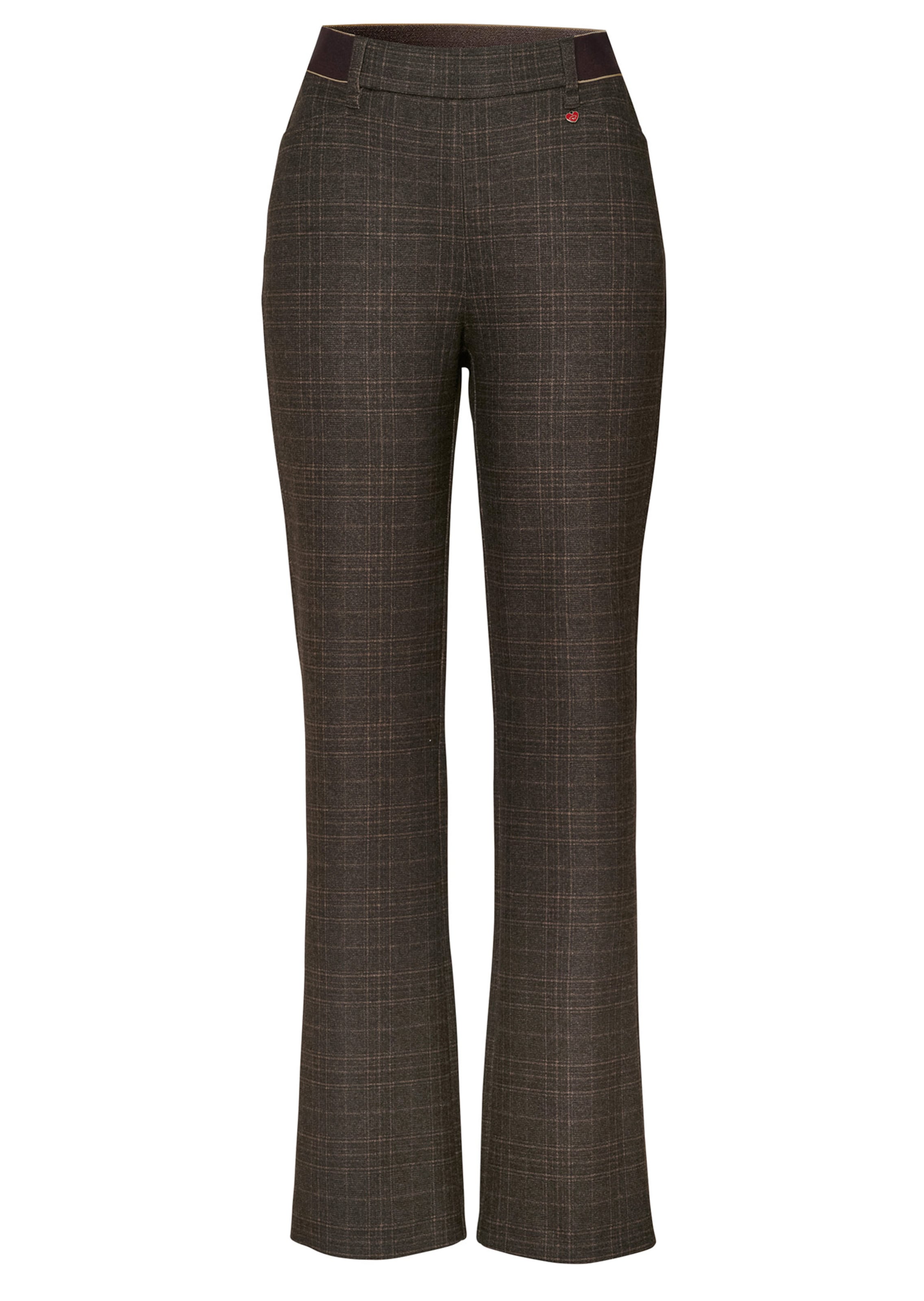 Jerseyhose "Alice New Flared" mit Karomuster