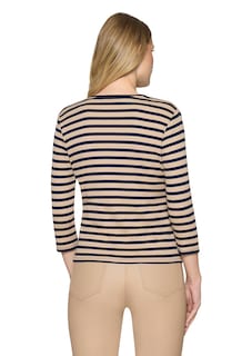 Shirtjacke aus Baumwoll-Feinripp thumbnail 3