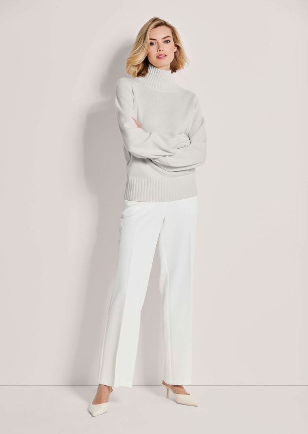 Kaschmir-Pullover mit Ballon-Ärmeln 1