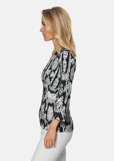 Yogashirt mit Snakeprint und 3/4-Ärmel thumbnail 4