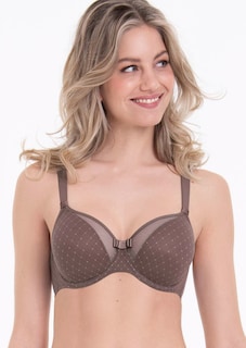 Soutien-gorge armatures à coques et dentelle thumbnail 1