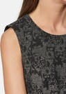 Sleeveless shift dress with elegant print thumbnail 5