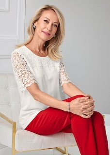 Shirt mit effektvoller Spitze thumbnail 7