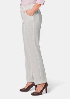 Pantalon MARTHA au bel aspect lin traité antitache thumbnail 3