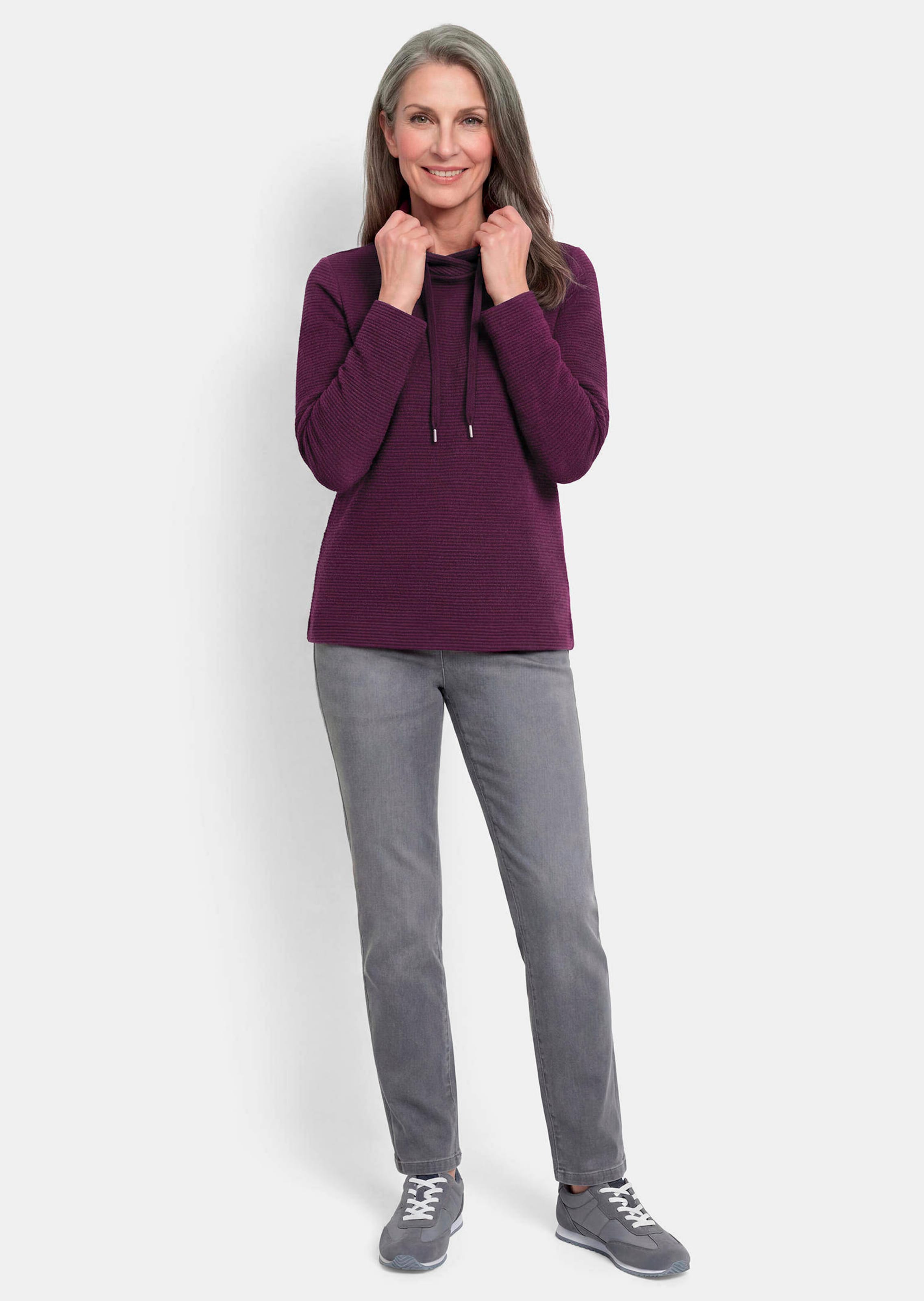 Sweatshirt mit Kordeln