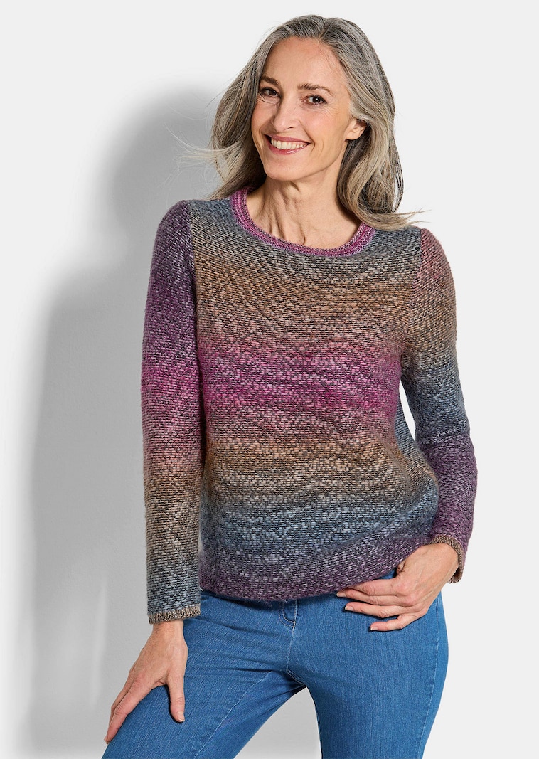 Pullover in Multicolor-Optik