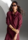 Oversize Hemdbluse mit aufgesetzten Taschen thumbnail 1