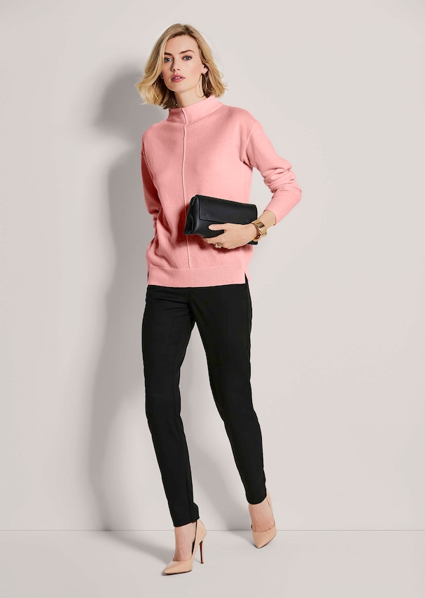 Stehkragen-Pullover aus nachhaltigem Kaschmir 3