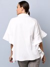 Oversizedbluse mit großem Volantärmel thumbnail 3
