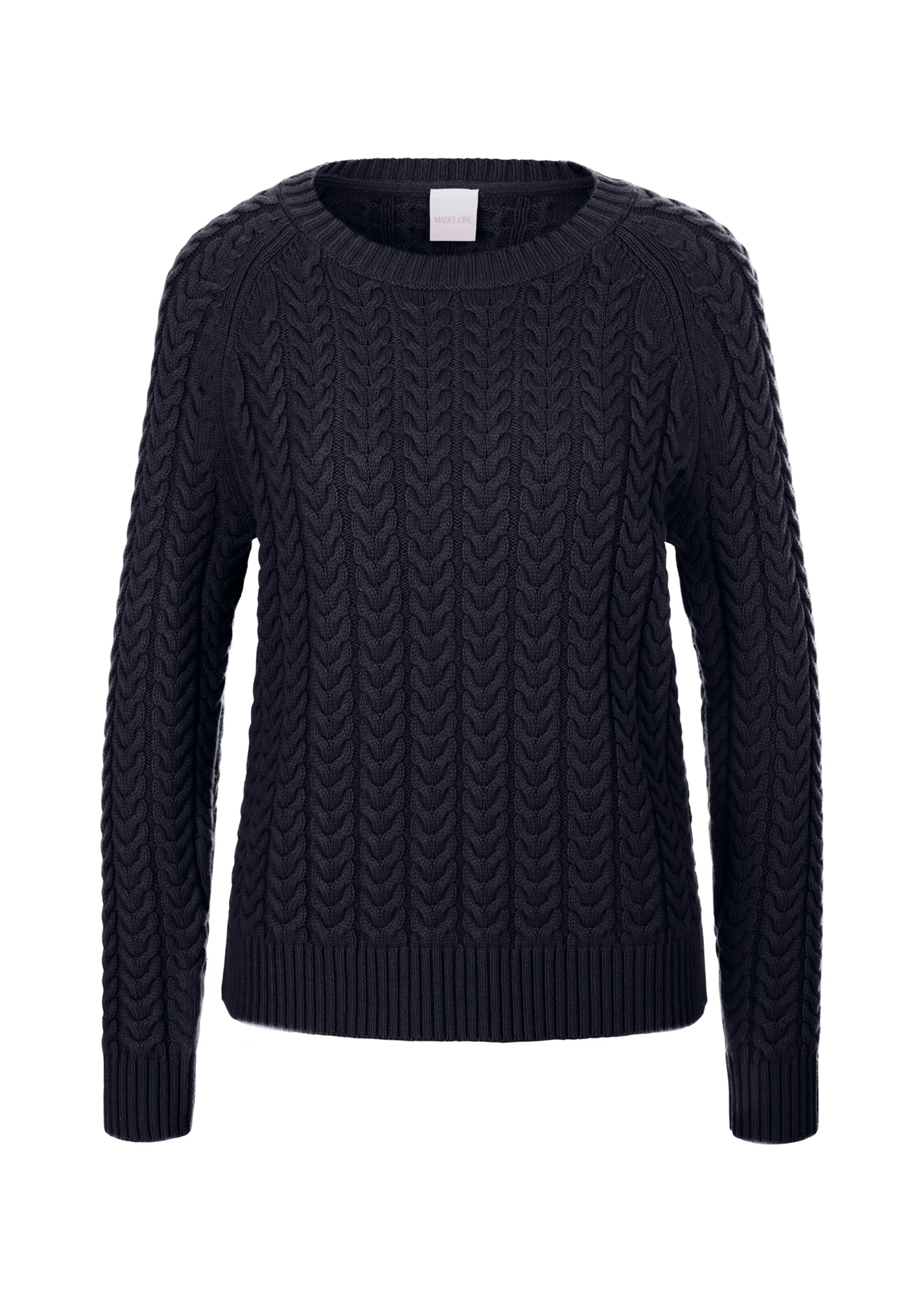 Pull Marine Torsadé Et Ajouré Caroll - Taille 36/38, Neuf Avec étiquettes
