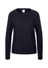 Knitted jumper with cable pattern thumbnail 6