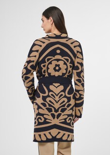 Strickjacke mit exklusivem Blumen-Jacquard thumbnail 3