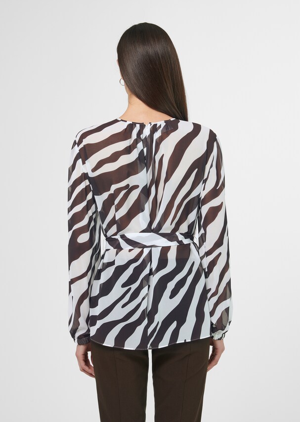 Tunic with zebra print 2