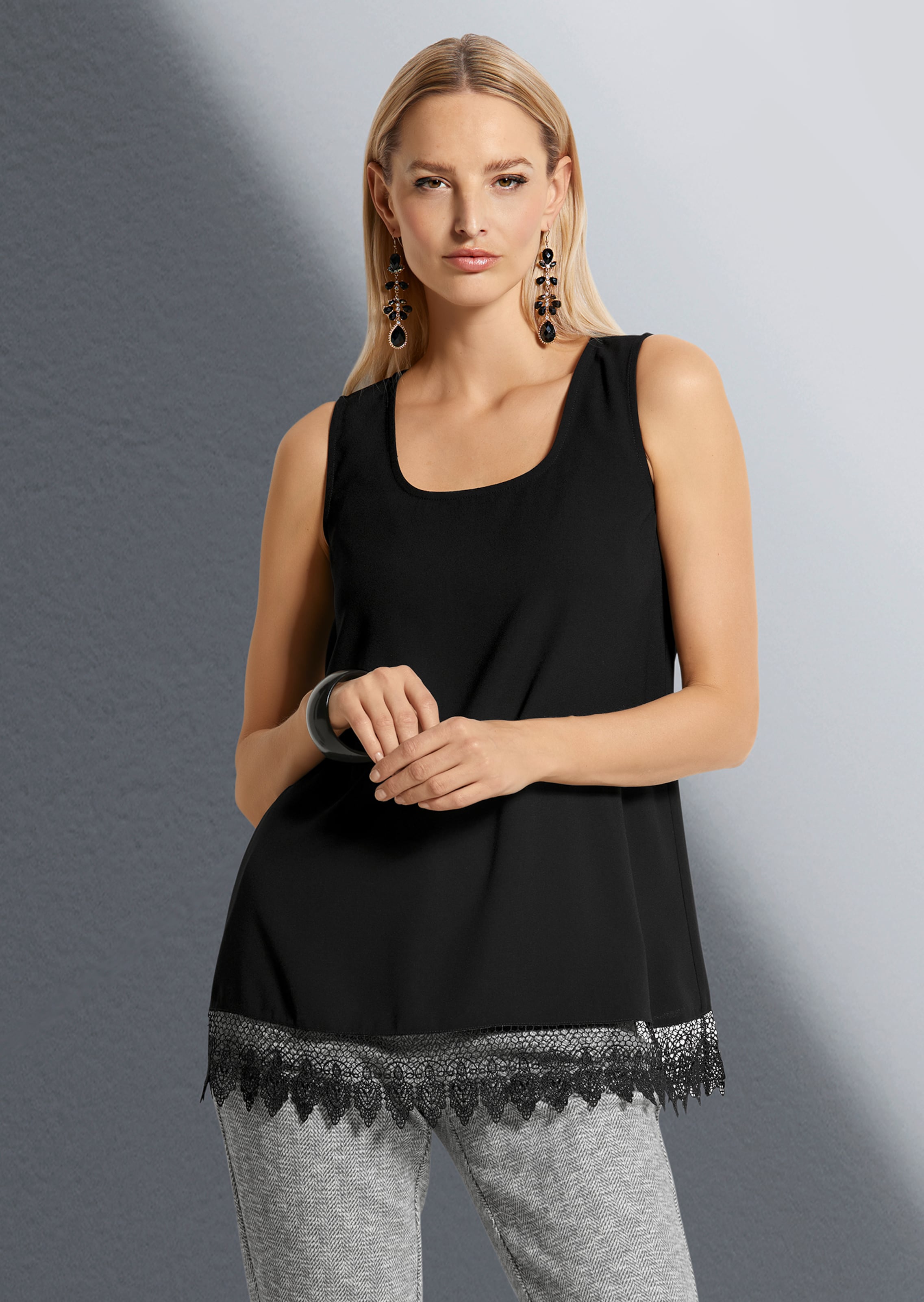 Top mit Spitze