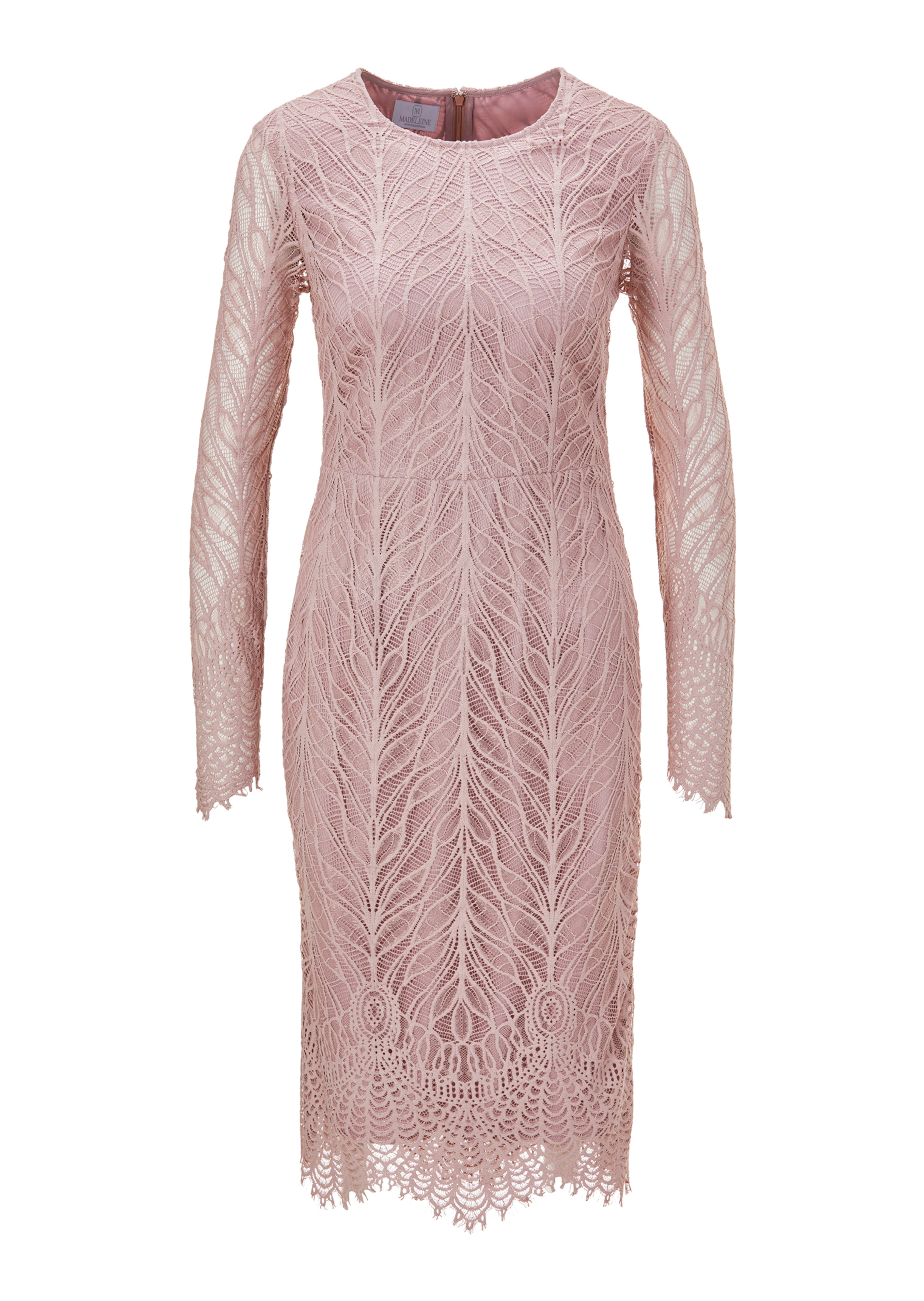 Spitzenkleid mit langen Ärmeln