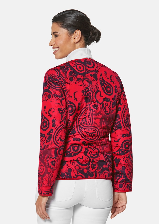 Reversible jacket with paisley print 2