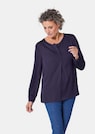 Flatteuze blouse zonder sluiting met modieuze kraag thumbnail 1