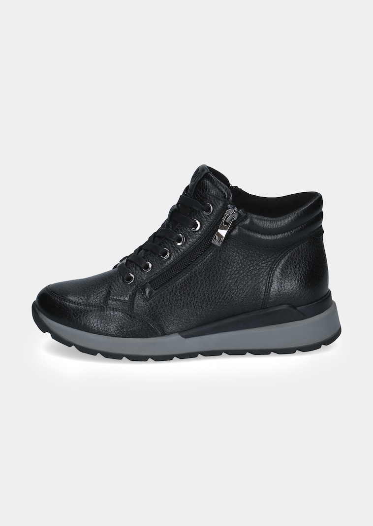 Bottines sport en cuir de cerf