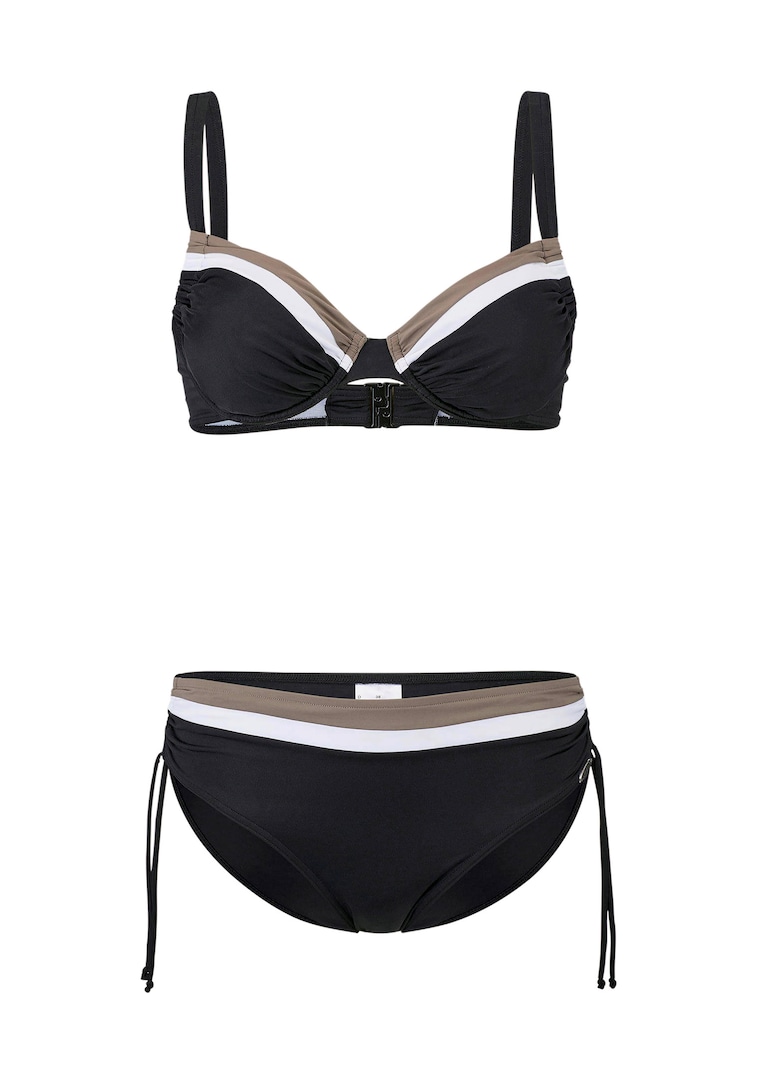 Bügel-Bikini mit Raffung