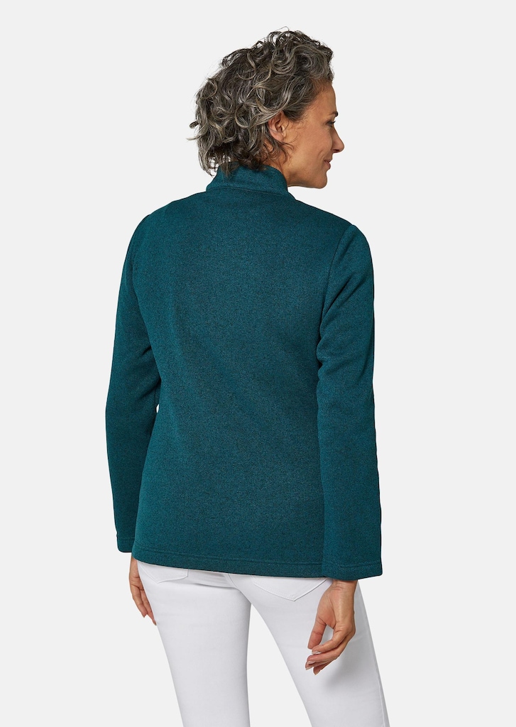 Kuschelweiche Strickfleece-Jacke