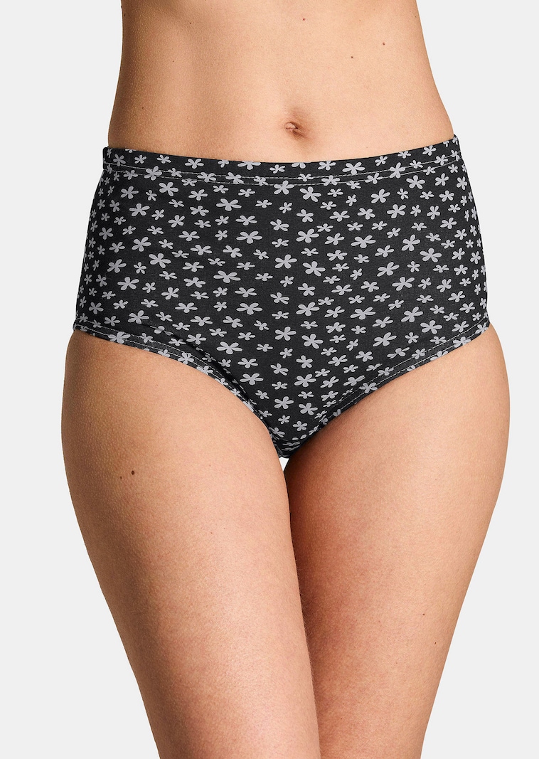 Baumwoll-Taillenslip im Mehrfachpack