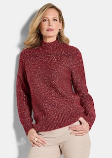 Strickpullover in Bouclé Optik thumbnail 4