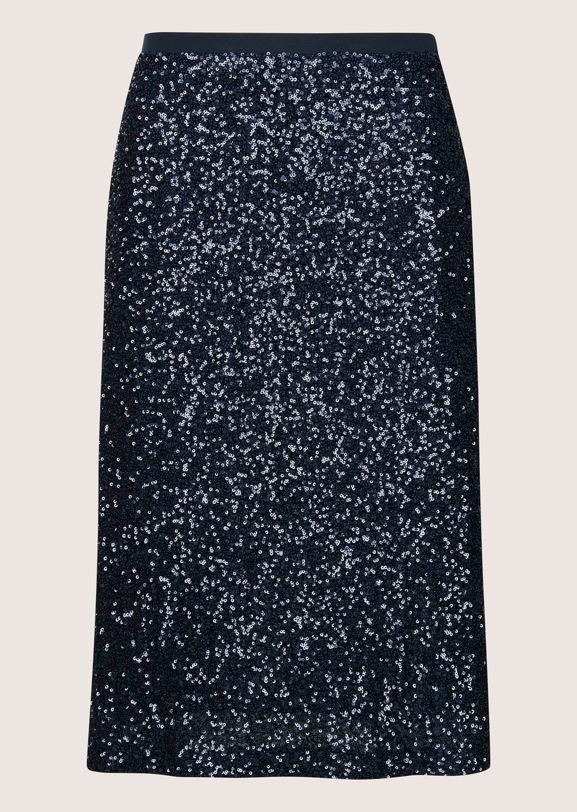 Navy blue sequin pencil skirt best sale