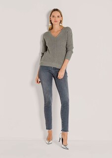 Pull manches longues col V thumbnail 2