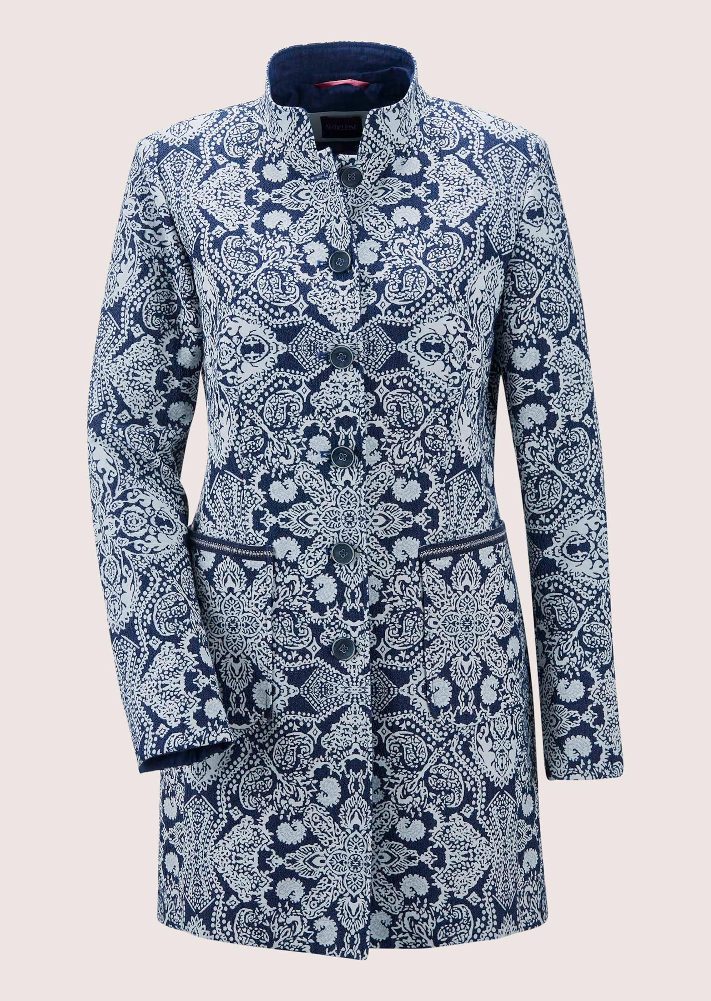 【即日発送◎】WYM LIDNM WOOL KERSEY FROCK COAT Frock coat in navy / natural white | MADELEINE Fashion