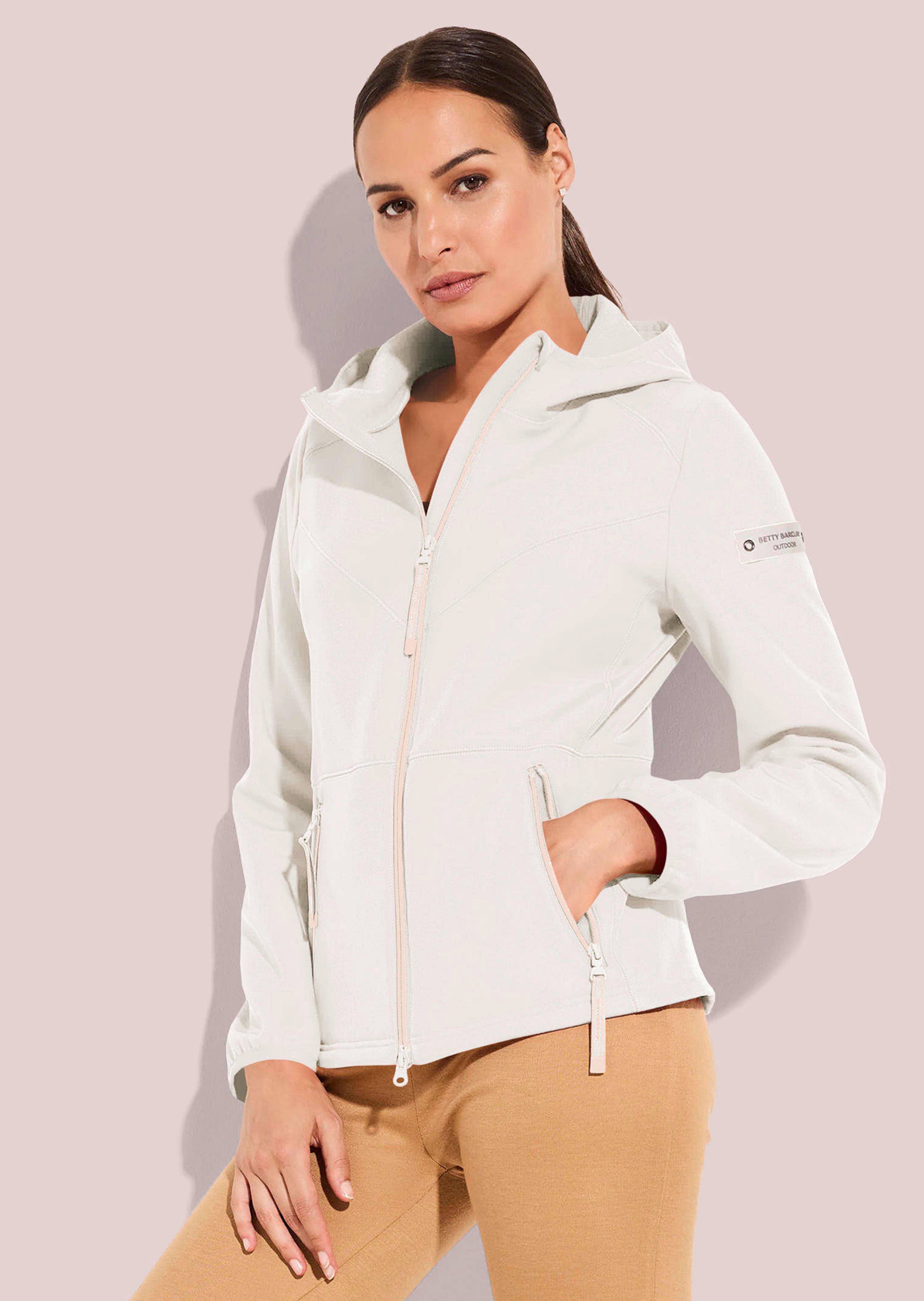 Flauschige Softshell-Jacke