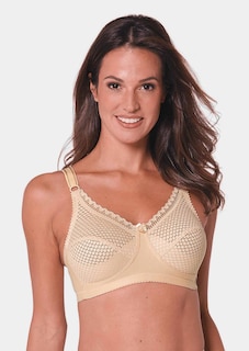 Soutien-gorge à dentelle en coton thumbnail 1