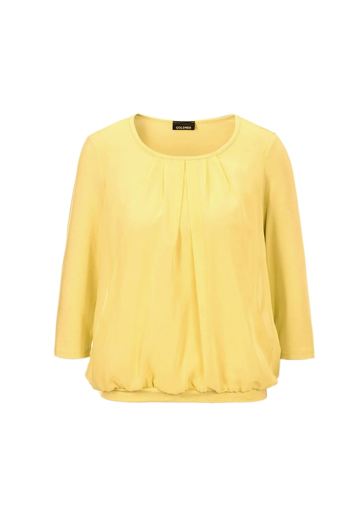Élégant T-shirt aspect chemisier