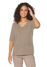 Kaschmir-Pullover mit Halbarm thumbnail 1