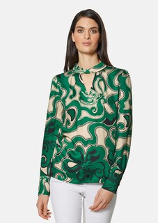 Bluse mit grafischem Muster thumbnail 1