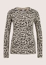 Kaschmirpullover mit Leopardenmuster thumbnail 6