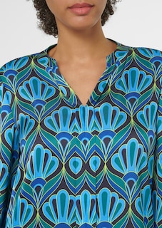 Bluse mit Retro-Print thumbnail 5