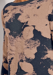 Jacquard-Pullover mit 3/4-Ärmeln thumbnail 5