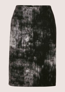 Bleistift-Rock aus Woll-Jacquard thumbnail 6