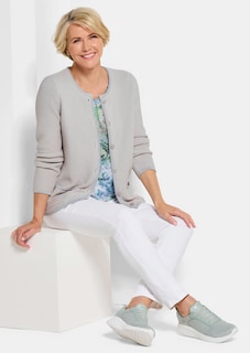 Strickjacke mit aufgesetzten Taschen thumbnail 4